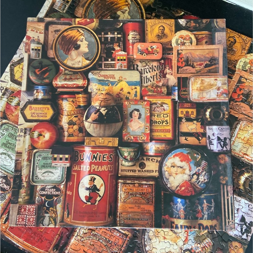 Vintage Tin Springbok Puzzle